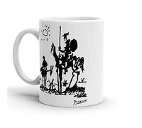 Tasse Petit Dejeuner Reproduction De L'Œuvre De Pablo Picasso, Don Quichotte, 1955 Décoratifs Mug En Céramique Humour Tasses À Café Pour Collègue Ami Lait
