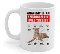 Tasse Petit Dejeuner Tableau Du American Pit Terrier Brun Humour Mug Idée Mugs Café Pour Maison Frère Eau