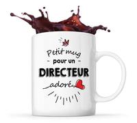 Tasse Petit Mug D'un Directeur Adoré Idée Tasse Cadeau Travail Boulot Métier Départ Retraite Collègue Homme Anniversaire Noël