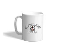Tasse Phare d'Anchor St Augustine, Floride Mug Filles Lot de 2-330ml | Robuste Tasses A Cafe Grand teint Tasses Grand-MèRe Evjf