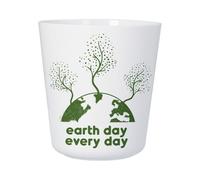 Tasse Plastique Incassable Enfant et Adulte - Earth Day, Every Day Écologie Environnement Bio Diversité - Mug Polymère Résistante aux Chocs - Idéal Maison, École, Camping et Pique-Nique - Imprimé en