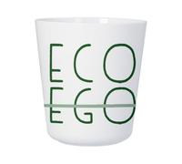 Tasse Plastique Incassable Enfant et Adulte - Eco Not Ego Écologie Environnement Bio Diversité - Mug Polymère Résistante aux Chocs - Idéal Maison, École, Camping et Pique-Nique - Imprimé en France