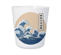 Tasse Plastique Incassable Enfant et Adulte - Hokusai Grandes Vagues Japon Asie Culture Mer - Mug Polymère Résistante aux Chocs - Idéal Maison, École, Camping et Pique-Nique - Imprimé en France