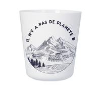 Tasse Plastique Incassable Enfant et Adulte - Il n'y a pas de planète B Écologie Environnement Biodiversité - Mug Polymère Résistante aux Chocs - Idéal Maison, École, Camping et Pique-Nique - Imprimé
