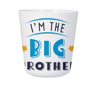 Tasse Plastique Incassable Enfant et Adulte - I'm the Big Brother Family Son Child - Mug Polymère Résistante aux Chocs - Idéal Maison, École, Camping et Pique-Nique - Imprimé en France