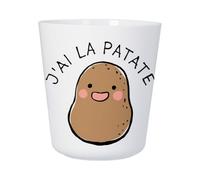 Tasse Plastique Incassable Enfant et Adulte - J'ai la Patate Expression Légumes Humour - Mug Polymère Résistante aux Chocs - Idéal Maison, École, Camping et Pique-Nique - Imprimé en France