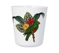 Tasse Plastique Incassable Enfant et Adulte - Perroquet Tropical Exotique Jungle Oiseau Couleur - Mug Polymère Résistante aux Chocs - Idéal Maison, École, Camping et Pique-Nique - Imprimé en France
