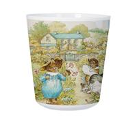 Tasse Plastique Incassable Enfant et Adulte - Tom Kitten et Ses Amis Chaton Illustration Enfant Beatrice Potter - Mug Polymère Résistante aux Chocs - Idéal Maison, École, Camping et Pique-Nique -
