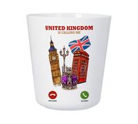 Tasse Plastique Incassable Enfant et Adulte - United Kingdom Is Calling Me London England - Mug Polymère Résistante aux Chocs - Idéal Maison, École, Camping et Pique-Nique - Imprimé en France
