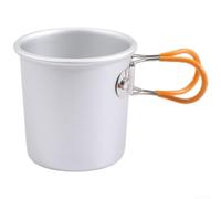 Tasse Pliable Aluminium 150ml Ultra-Légère Camping(Orange)