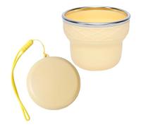 Tasse pliable - Bleu/Vert, 200 ml Tasse portable avec bord en acier inoxydable, tasse de camping pour voyageurs, corps en silicone, | Touristes, Campeurs, Randonneurs, Pêcheurs, Femmes, Hommes