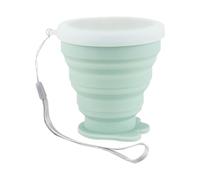 Tasse Pliable Pour Camping - 200ml Gobelet À Boire En Silicone Avec Couvercle - Gobelet à Boisson Pliable avec Corde | Pour Plein Air Voyage Camping Pique-Nique Pêche Randonnée Sac À Dos Sports De Pla