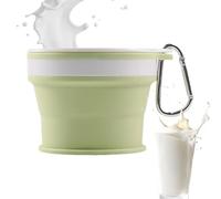 Tasse portable réutilisable, tasse pliante en silicone, tasse pliante en silicone réutilisable Tasse pliable | Tasse à boire anti-fuite, tasse de camping extensible avec pour l'extérieur