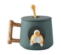 Tasse Pour Chien - Céramique, 420 Ml, Tasse D'escargot Mignon, Motif Animal De Dessin Animé | Gobelet Avec Charme De Lait De Thé De Café De Conception De Chien, Cadeau D'anniversaire Pour L'