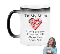 Tasse pour la fête des mères, Tasse à café pour la fête des mères, Tasse en céramique à ma chère maman - Nouvelle tasse à thé sensible à la température pour les mères, anniversaire, Saint-Valentin
