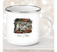 Tasse pour la fête des pères #7 Papa Ours Nom au choix Émail Personnalisable