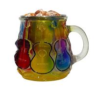 Tasse pour professeur de musique | Tasse de musique peinte cool | Musicien, Joueurs, Enseignants, Guitaristes, Tasse artistique pour la maison, la retraite, Noël, les vacances, les voyages, les