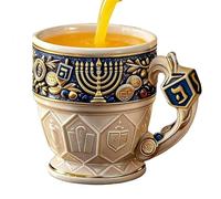 Tasse pour thé | 300 ml Tasse à lait au design d'un chandelier | Tasse à eau avec une poignée - Pour thé, café, chocolat chaud, lait, eau, café, cuisine et restaurant