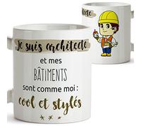 Tasse pour Un Architecte - Mes bâtiments sont comme Moi : Cool et stylés - Mug/Tasse pour Les métiers/Professions. Cadeaux pour Les architectes