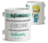 Tasse pour Un Infirmier - Nous ne Pouvons Pas guérir Les Gens stupides mais Nous Pouvons Les endormir - Cadeaux infirmières 1