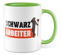 Tasse ramoneur - Cadeau noir - Tasse à café - Balayeur de cheminée - Jeu de mots - Humour - Blague - Travail - Collège - Idée cadeau - Tasse à café de Noël