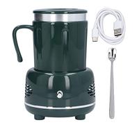 Tasse réfrigérante et chauffante, Refroidisseur et Chauffe-Tasse électrique à Double Mode, Refroidissement et Chauffage Rapides avec Corps en Aluminium pour Tasse à café, canette (Verte)