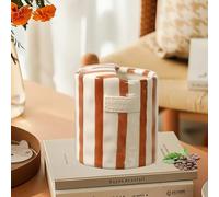 Tasse rétro à rayures en céramique peinte à la main - Résistante à la chaleur - Antidérapante - Pour lait, café, jus, latte, boissons chaudes et froides - Cadeau de Saint-Valentin - Fête des mères