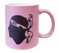 CBKREATION Tasse rose en céramique corse