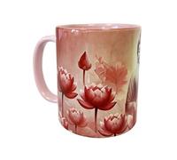 Tasse rose en céramique sagesse de Bouddha - CBKreation