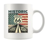 Tasse Route panoramique historique, route vintage Mug Famille 2 pièces / | 330 ml Rillant Mugs Réutilisable Tasses A Cafe Nerds Evjf