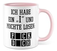 Tasse sarcasme cadeau « I » et veux résoudre : f ck d ch, tasse à café ironie sombre, humour noir, bureau, équipe, collègue, idée cadeau pour ami, collègue, inscription amusante