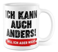 Tasse Sarcasme Cadeau Je peux aussi Différer! Will ich aber nicht, Tasse à café Ironie Humour Drôle Ami Petite Amie Collège Idée Cadeau Travail Bureau Tasse à café