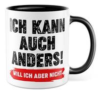 Tasse Sarcasme Cadeau Je peux aussi Différer! Will ich aber nicht, Tasse à café Ironie Humour Drôle Ami Petite Amie Collège Idée Cadeau Travail Bureau Tasse à café