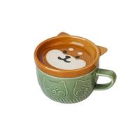 Tasse Shiba Inu en céramique 320 ml - En relief - Motif chat mignon - Pour la maison - Ustensiles de boisson mignons - Shiba Inu
