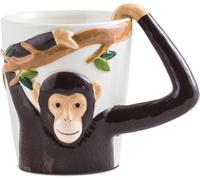 Tasse Singe 3D Relief 410 ml - Céramique Créative Vendos85