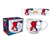 Tasse Spiderman large en céramique avec poignée pour filles, tasse pour petit déjeuner 380 ml, idée cadeau, 3 ans