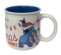 Tasse Stitch Disney thème Noël modèle mug en céramique bol de petit-déjeuner 414 ml pour enfants