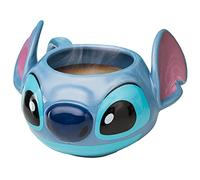 Stitch Tasse en Forme - Marchandise Disney Officielle, Tasse Céramique Peinte à la Main Lilo, 450ml (15 oz)