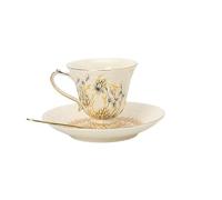 Tasse Tasses Tasse À Café Latte Tasse Nordique Boisson Bière Petit Déjeuner Tasse À Thé Expresso Ensemble Verres Porcelaine Tazas Vaisselle Tasse À Café (Taille : Cup Saucer Spoon)