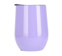 Tasse Thermique en Acier Inoxydable de Verres à vin Tasses à café avec Couvercle en Verre isolé du Verre en Verre sous Vide d'oeuf de 12 oz