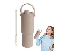 Tasse thermique | Tasse de sport de 73,5 cl, Bouteille isotherme sous vide avec poignée et paille portable pour le sport Gym École Activités de plein air