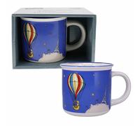 Tasse timbale + boite Kiub LPP à Paris Montgolfière Bleu 355 ml