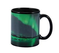 Tasse transformant la couleur - Tasse à café en céramique aurores boréales, tasse à café sensible à la chaleur | Tasse à café en céramique pour garçons, filles, hommes, femmes, cadeau pour thé et café