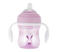 Tasse Transition Bec Souple Silicone - X1 - Rose - 4m+ - Chicco