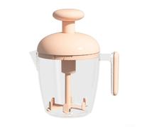 Tasse transparente avec fouet intégré pour mélanger la pâte, la crème, le beurre et les œufs, alimentée à la main avec joint anti-fuite sécurisé pour une utilisation en cuisine propre (rose)