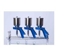 Tasse triple en acier inoxydable avec filtre intégré - Dispositif à connexion unique de 300 ml for une infusion facile(Three branch)