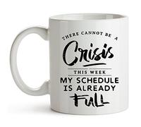 Tasse Une crise cette semaine : assistante sociale Mug Evjf 2 pièces | Réutilisable Tazzine Caffe Léger Tazzine Caffè FêTe Naissance