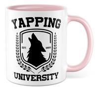 Tasse Université Cadeau Yapping University Est. 1869 Tasse à café Étudiant Étudiant Meme Ironie Idée Cadeau Blague Humour Slogan Drôle collègue Petite amie Tasse à café