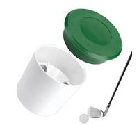 Tasse verte - 10,8 x 10 x 10 cm - Assistance à la formation avec couvercle - Coupe des trous verts - Pour hommes, femmes, garçons, adolescents, cyclistes, golfeurs, épouses