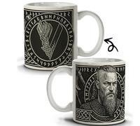 Tasse Viking. Accessoires Vikings homme. Verre inspiré de Ragnar Lothbrok. Cadeau de fête des pères. Vikings Merchandising. Carafe à bière. Cadeau ami invisible. Caneca Bière. Beer Mug.